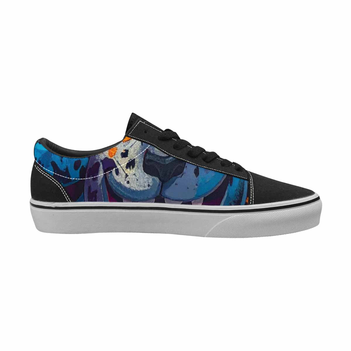 WOMEN'S Smiley Faces Lace-Up Canvas Dark Academia Sneakers
