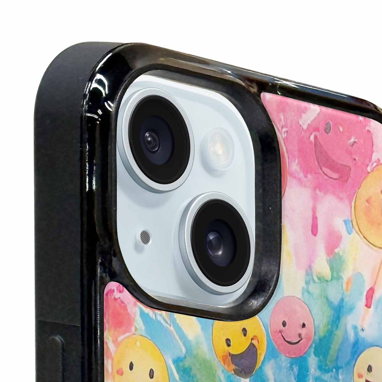 iPhone 15 Case — Smiley Facessmiley Faces Tie D, Custom Designed Case Cover