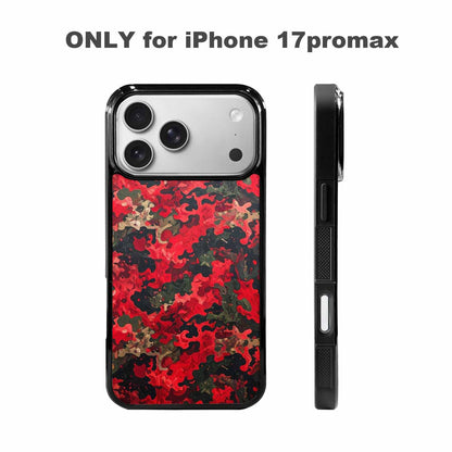 iPhone 17 Pro Max Case — Small Military Camouflage Blotch Camo, Unique Phone Case Design