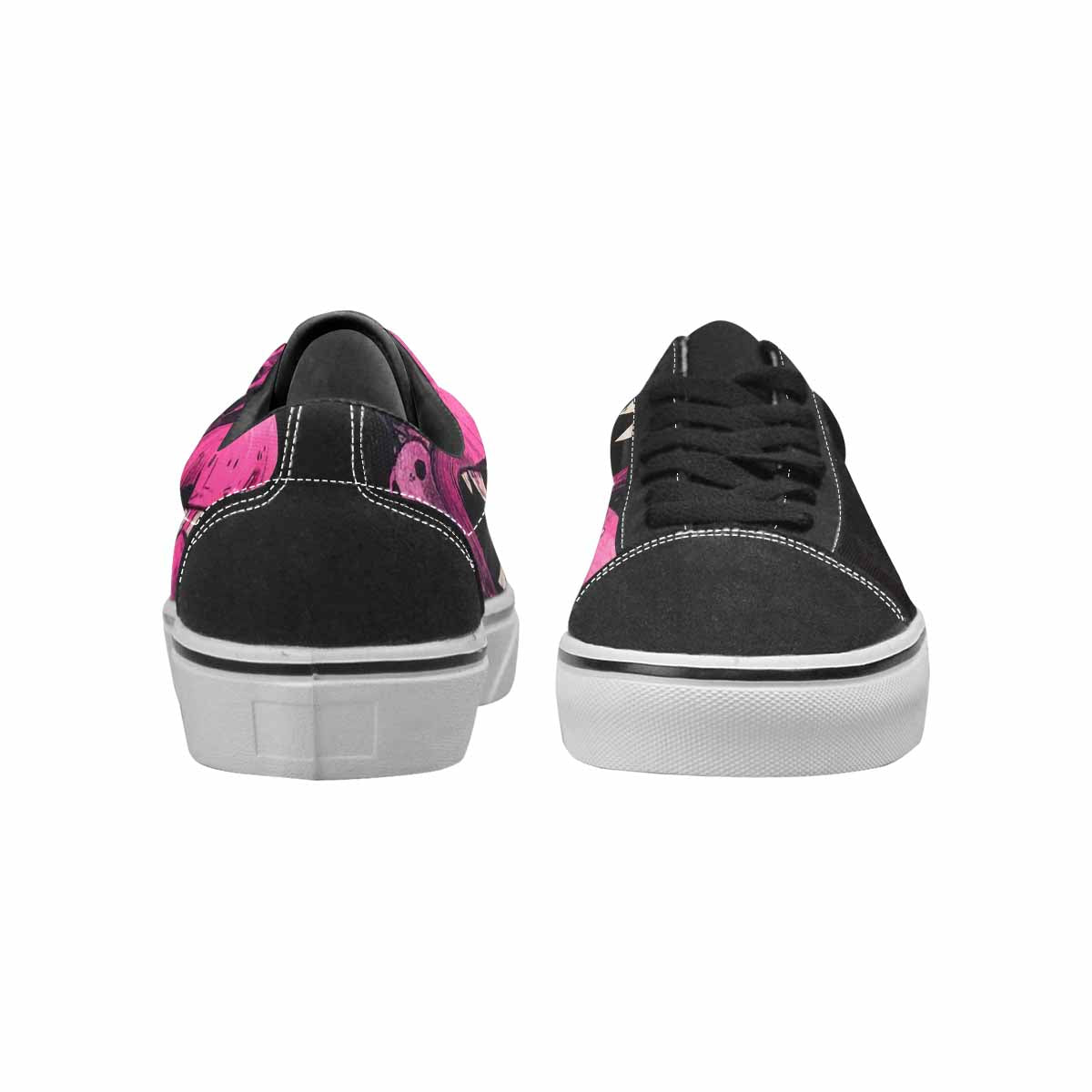 WOMEN'S Monsters (general) Lace-Up Canvas Dark Academia Custom Sneakers