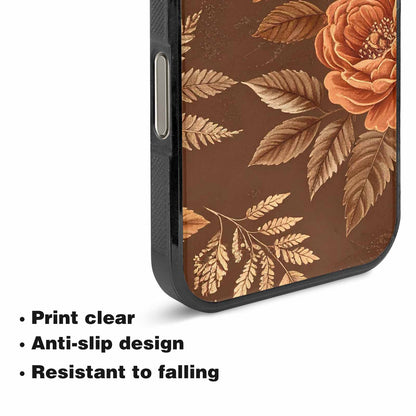 iPhone 16 Pro Case — Vintage Botanical Art Pattern, Custom Printed Phone Case