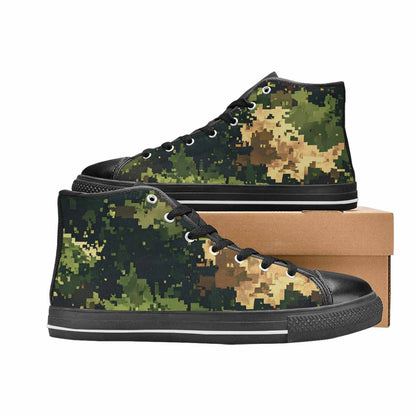 MEN'S Military Camouflage Blotch High Top Canvas Aesthetic Sneakers