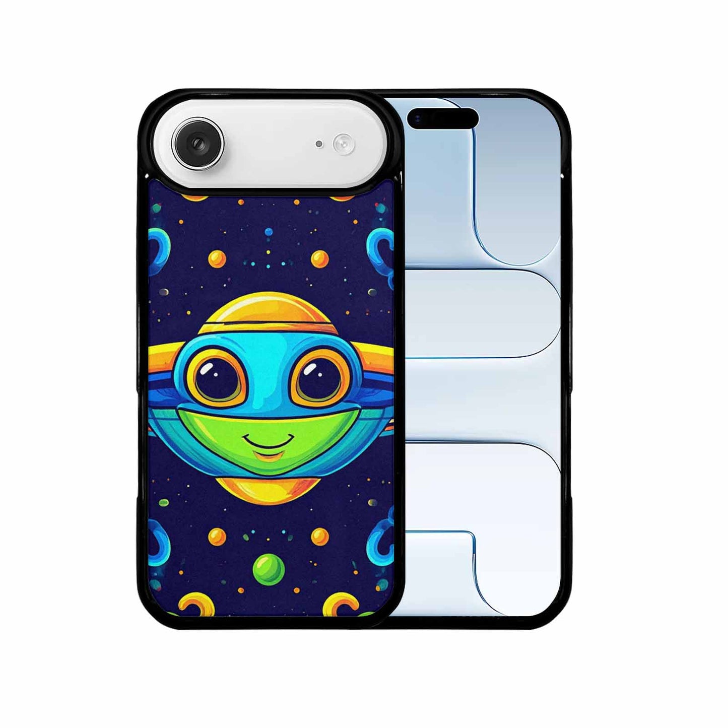iPhone 17 Air Case — Alien Ufo Cartoon Art Pattern Alien, Unique Phone Case Design