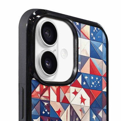 iPhone 17 Case — Small American Flag Stars Galaxy Space, Custom Art Phone Cover