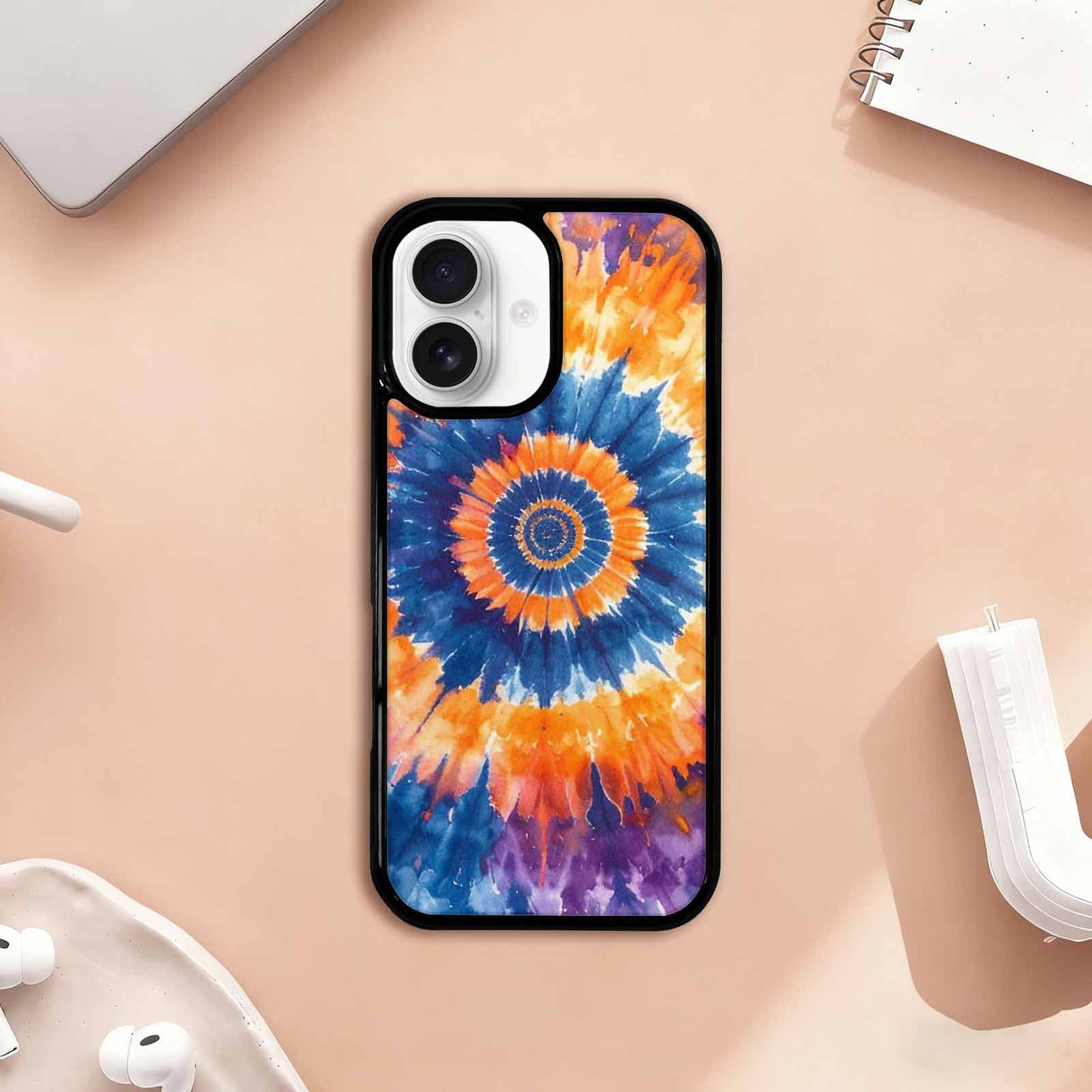 iPhone 17 Case — Seamless Tileable Pattern Of Tie Dye, Custom Art Phone Cover