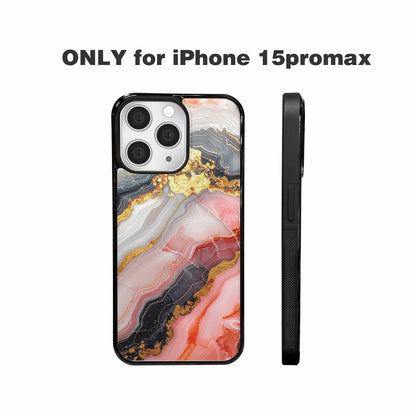 iPhone 15 Pro Max Case — Marble Vein Marble Veins Pattern Hundreds, Unique Phone Case Design