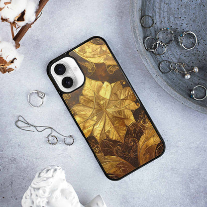 iPhone 16 Plus Case — Klimt Gold Leaf Artwork Pattern, Original Design Phone Case