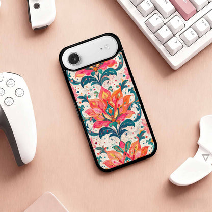 iPhone 17 Air Case — Marble Floral Art Seamless Pattern Floral, Custom Made Phone Cover