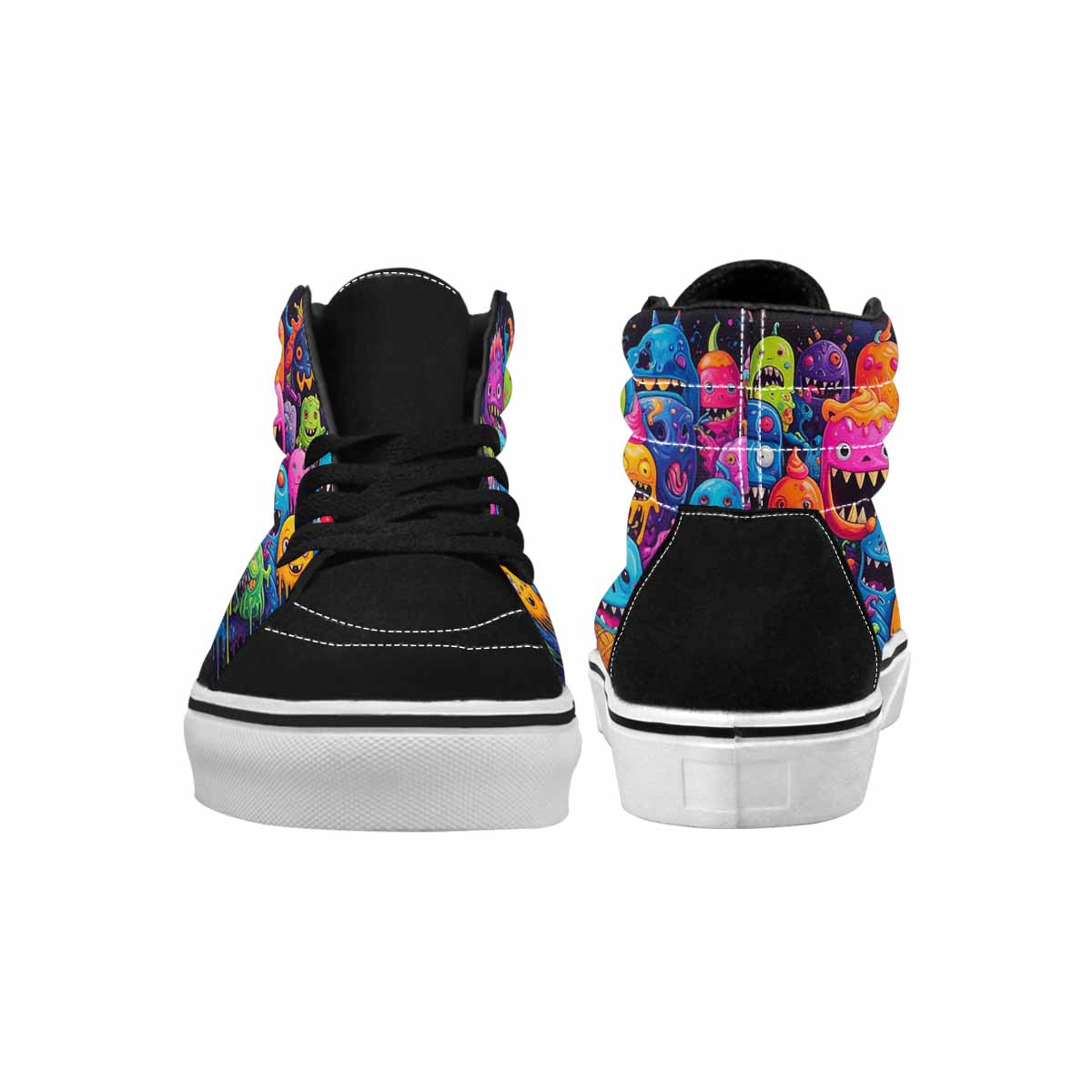 MEN'S Ice Cream Monsters  High Top Canvas Y2K Shoes