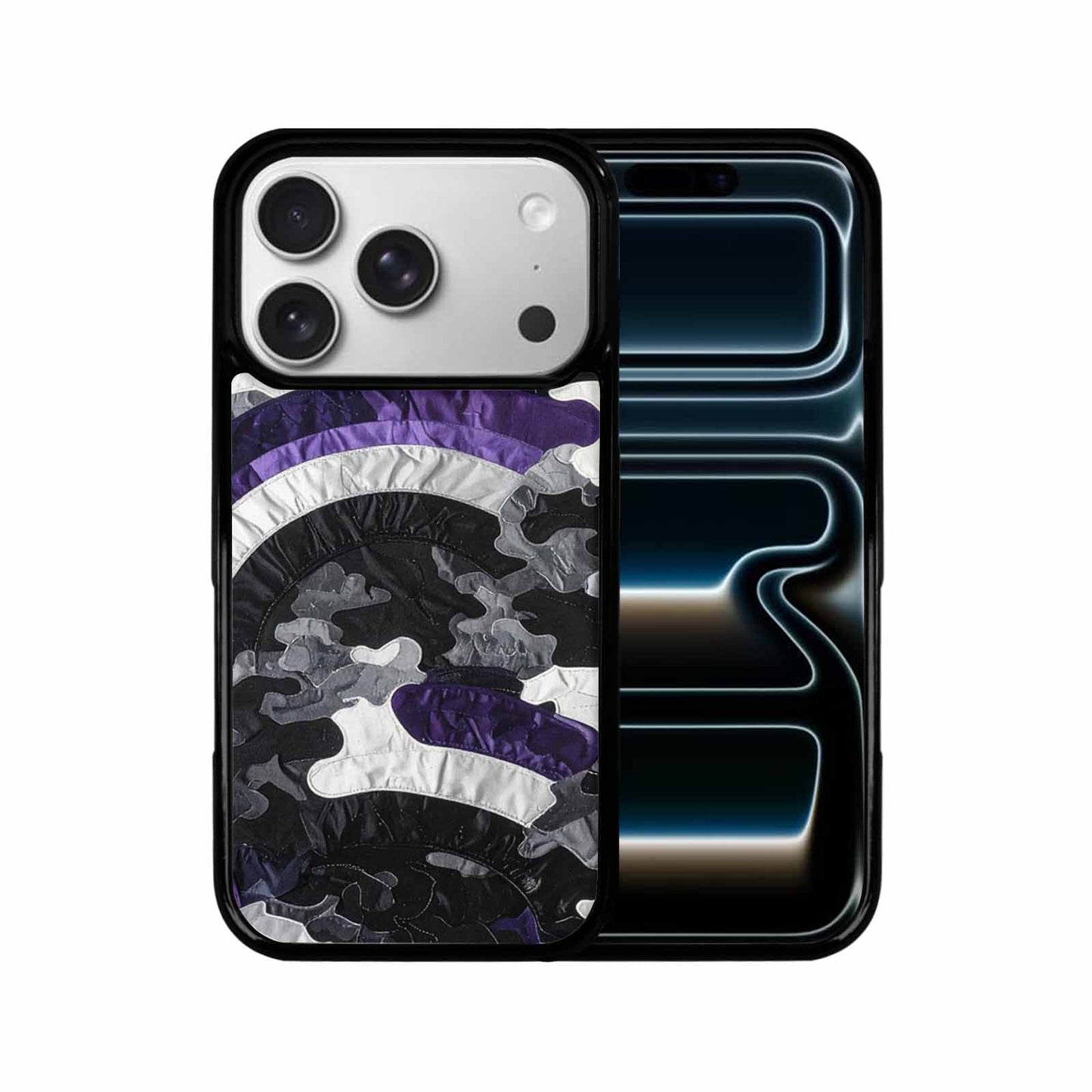 iPhone 17 Pro Case — Vivid Camo Asexual Pride Camo, Custom Made Phone Cover