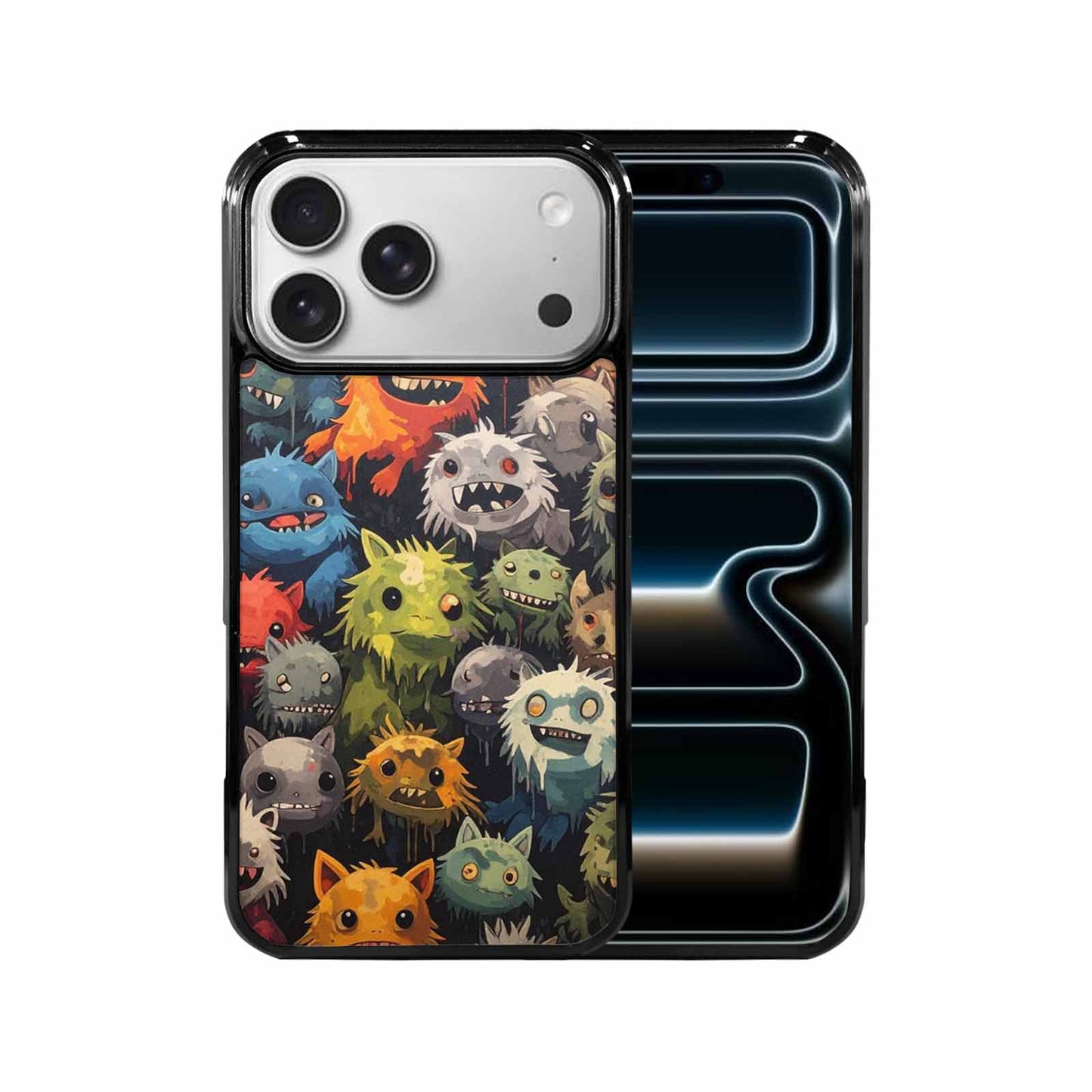 iPhone 17 Pro Max Case — Monsters Camomonsters Pattern U0v Camo, Custom Art Phone Cover