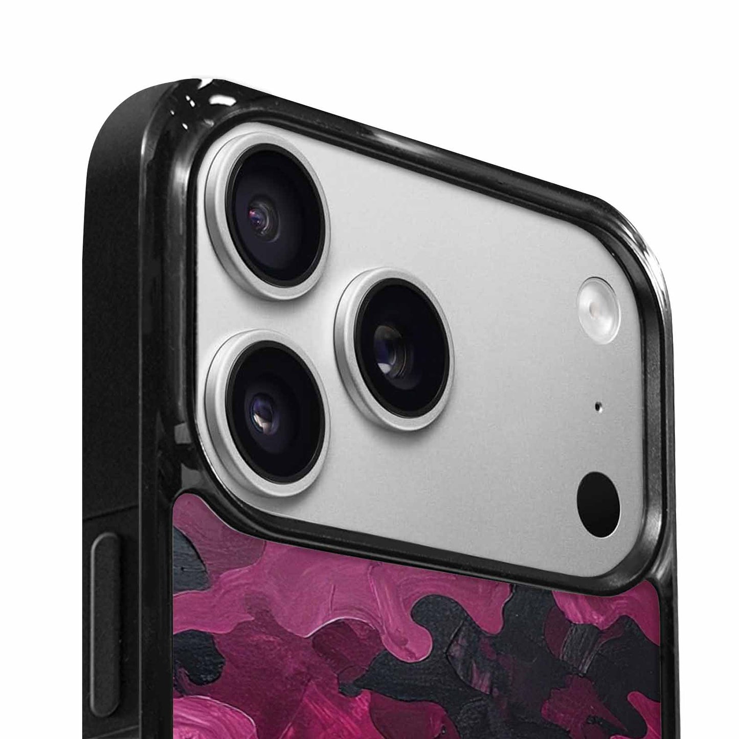 iPhone 17 Pro Case — Seamless Repeating Pattern Of Overlapping Camo, Custom Phone Case