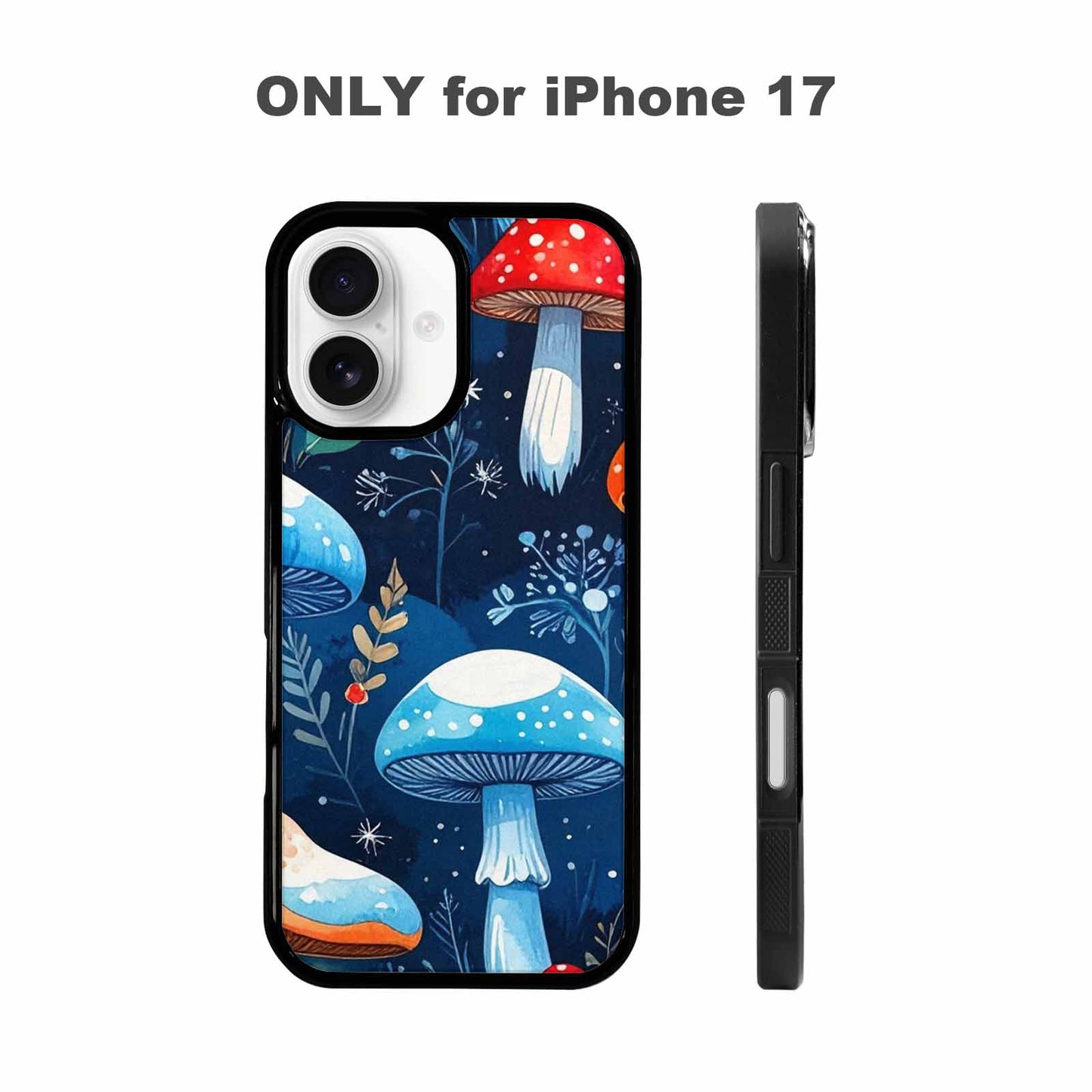 iPhone 17 Case — Vivid Winter Mushroom Cartoon Cute, Original Design Phone Case