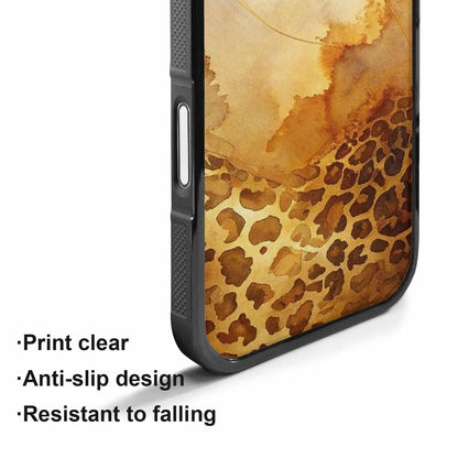 iPhone 17 Case — Animal Print Leopard Wallpaper Animal Print, Customized Protective Case