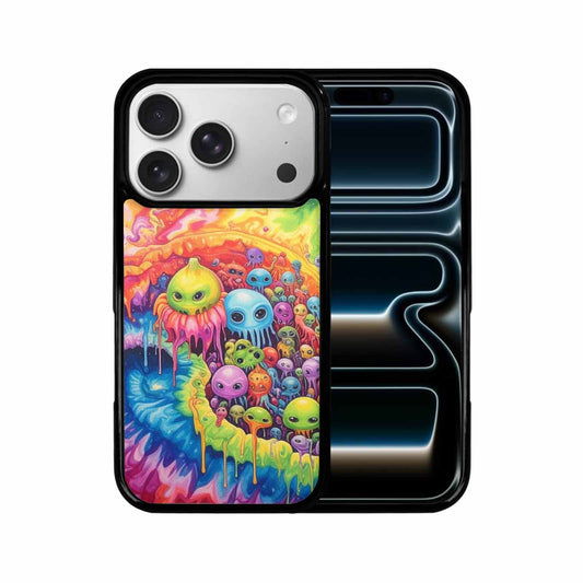 iPhone 17 Pro Case — Aliens Tie Dyemelting Aliens P Tie, Personalized Phone Case