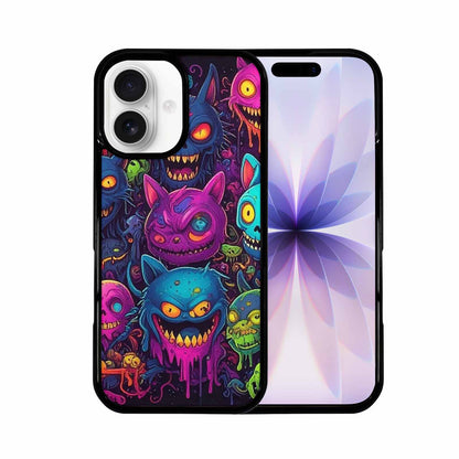 iPhone 17 Case — Mixed Toxic Glow Creature Cartoon Cute, Custom Designed Case Cover