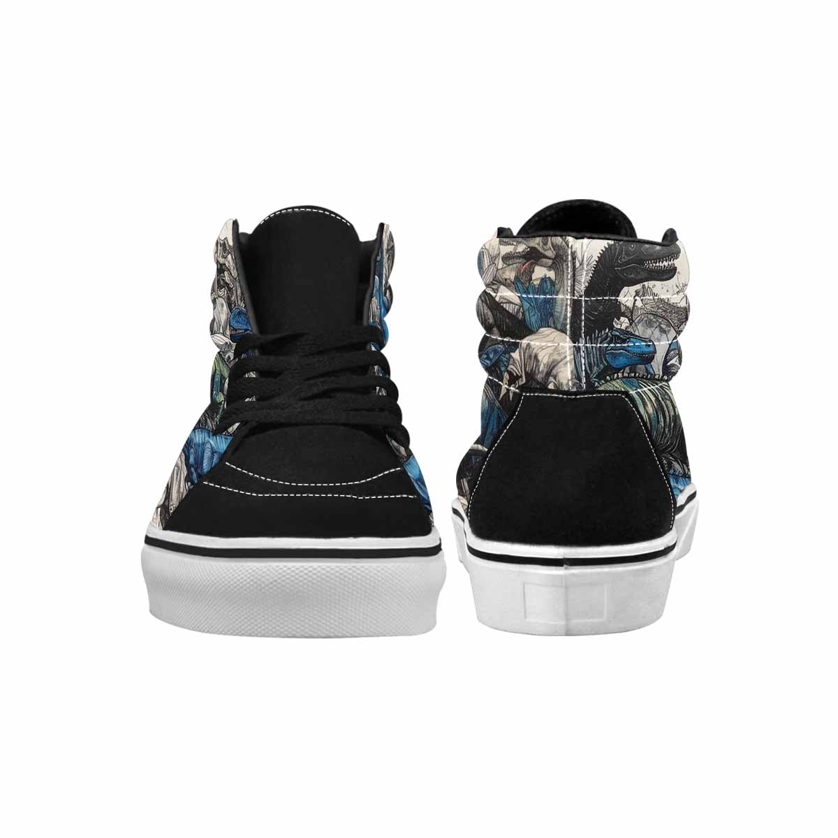 MEN'S Dinosaur Burst High Top Canvas Neon Fantasy Shoes