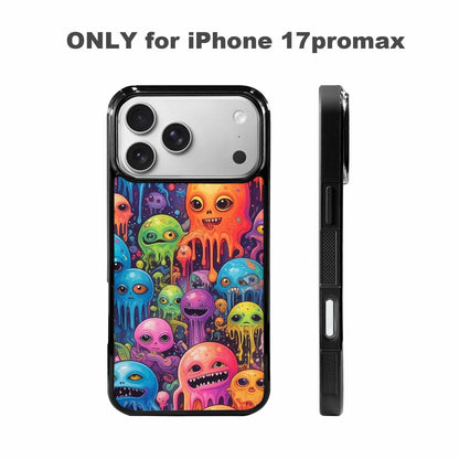 iPhone 17 Pro Max Case — Aliens Tie Dyemelting Aliens Tie Dye, Custom Designed Case Cover