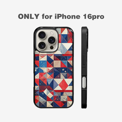iPhone 16 Pro Case — Small American Flag Stars And Stripes, Custom Designed Case Cover