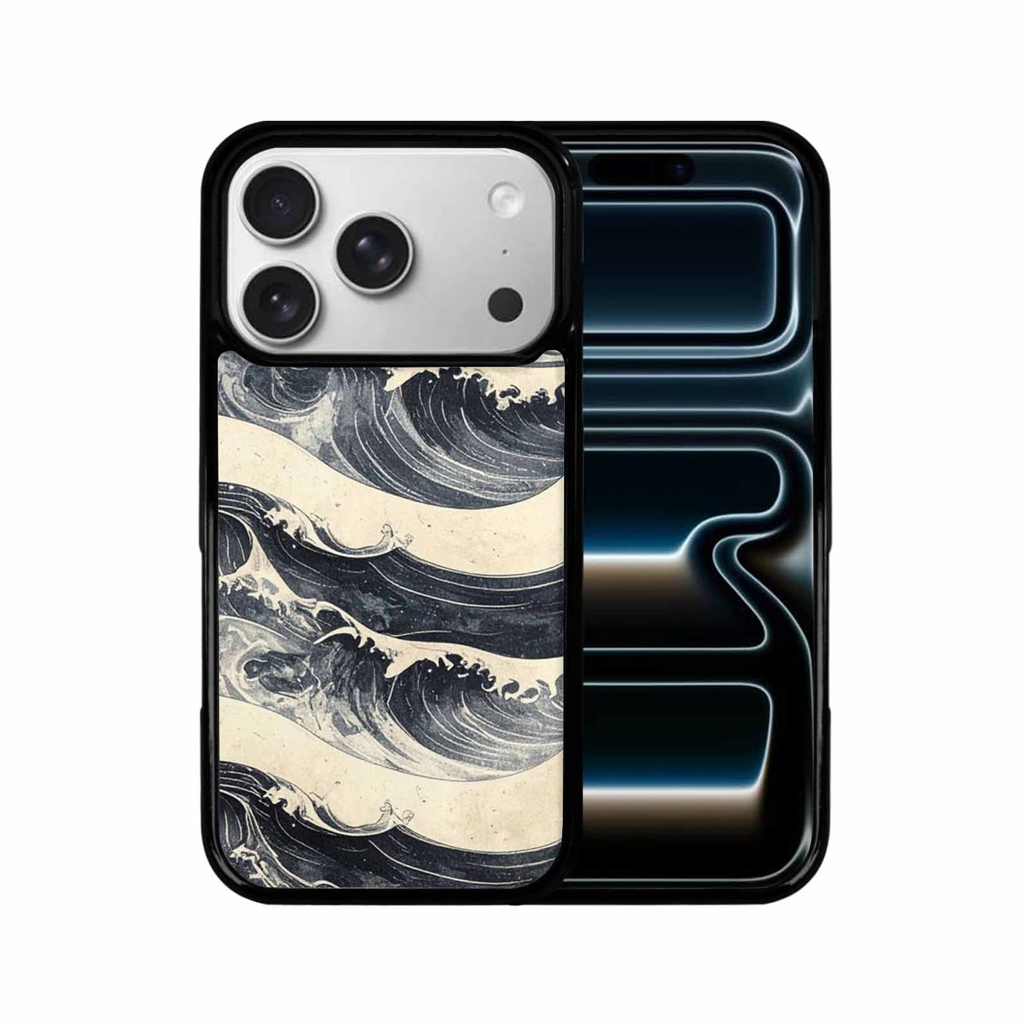 iPhone 17 Pro Case — Vintage Americana Wave Retro Vintage, Custom Made Phone Cover