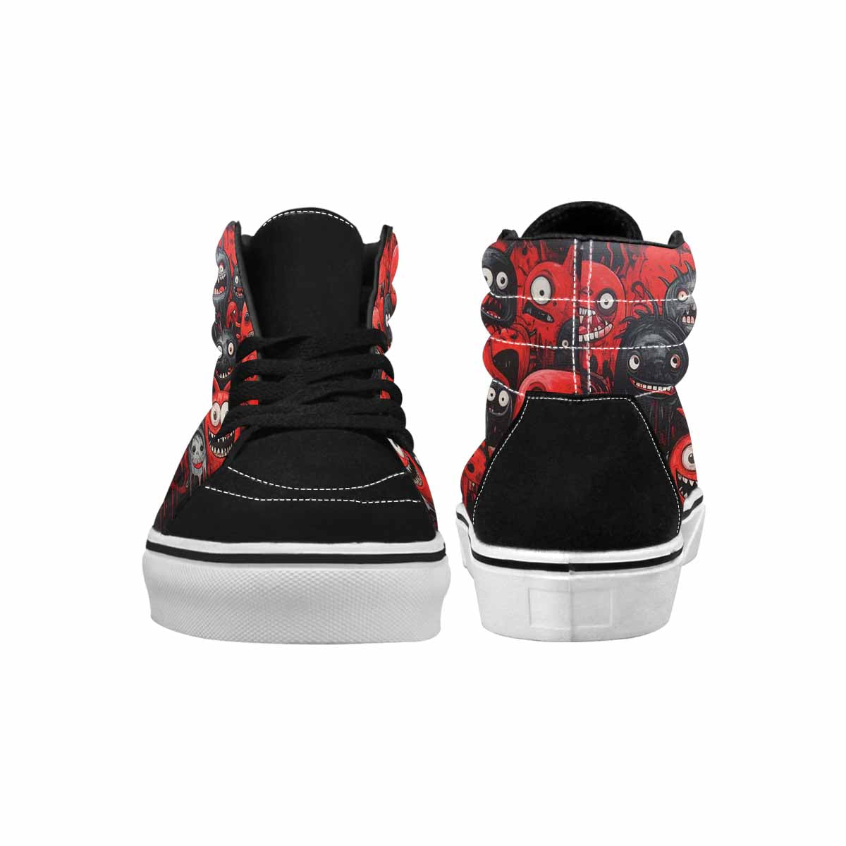 MEN'S Monsters (general) High Top Canvas Wallpaper Art Sneakers