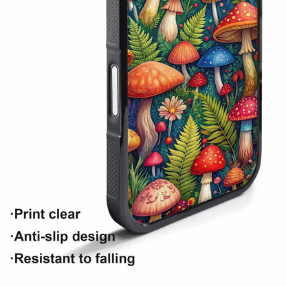 iPhone 17 Pro Case — Mushrooms Botanicalmushrooms P Floral, Custom Phone Case