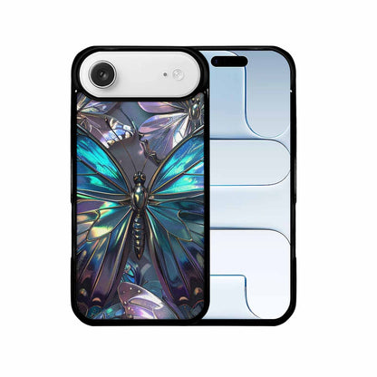 iPhone 17 Air Case — Iridescent Zodiac Butterfly Original Art, Custom Phone Case