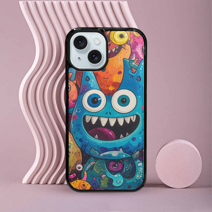 iPhone 15 Case — Goofy Cartoon Monster, Custom Print Case Cover