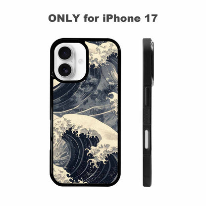 iPhone 17 Case — Vintage Americana Wave Retro Vintage, Custom Designed Case Cover