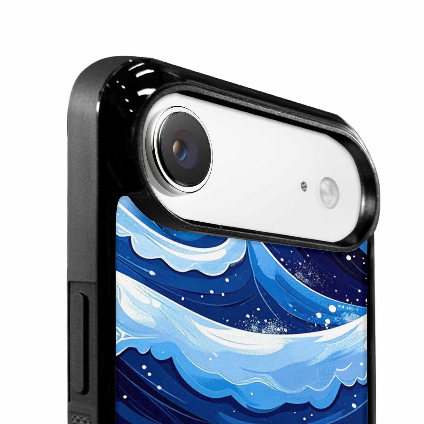 iPhone 17 Air Case — Glossy Winter Wave Seamless Cartoon Cute, Custom Phone Case