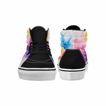 MEN'S Melting Icecream Collage High Top Canvas Y2K Custom Shoes