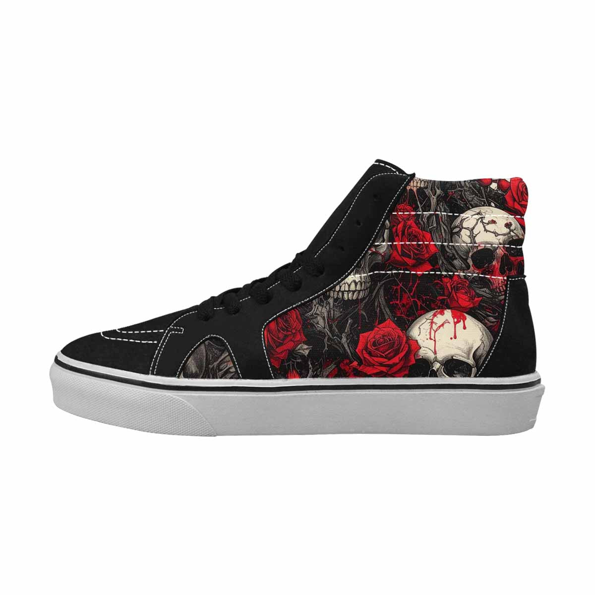 MEN'S Skull Roses High Top Canvas Dreamlike Shoes