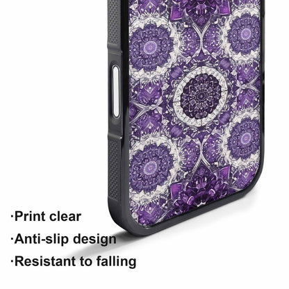 iPhone 17 Pro Max Case — Small Mandala Pattern, Randomly Floral, Unique Phone Case Design