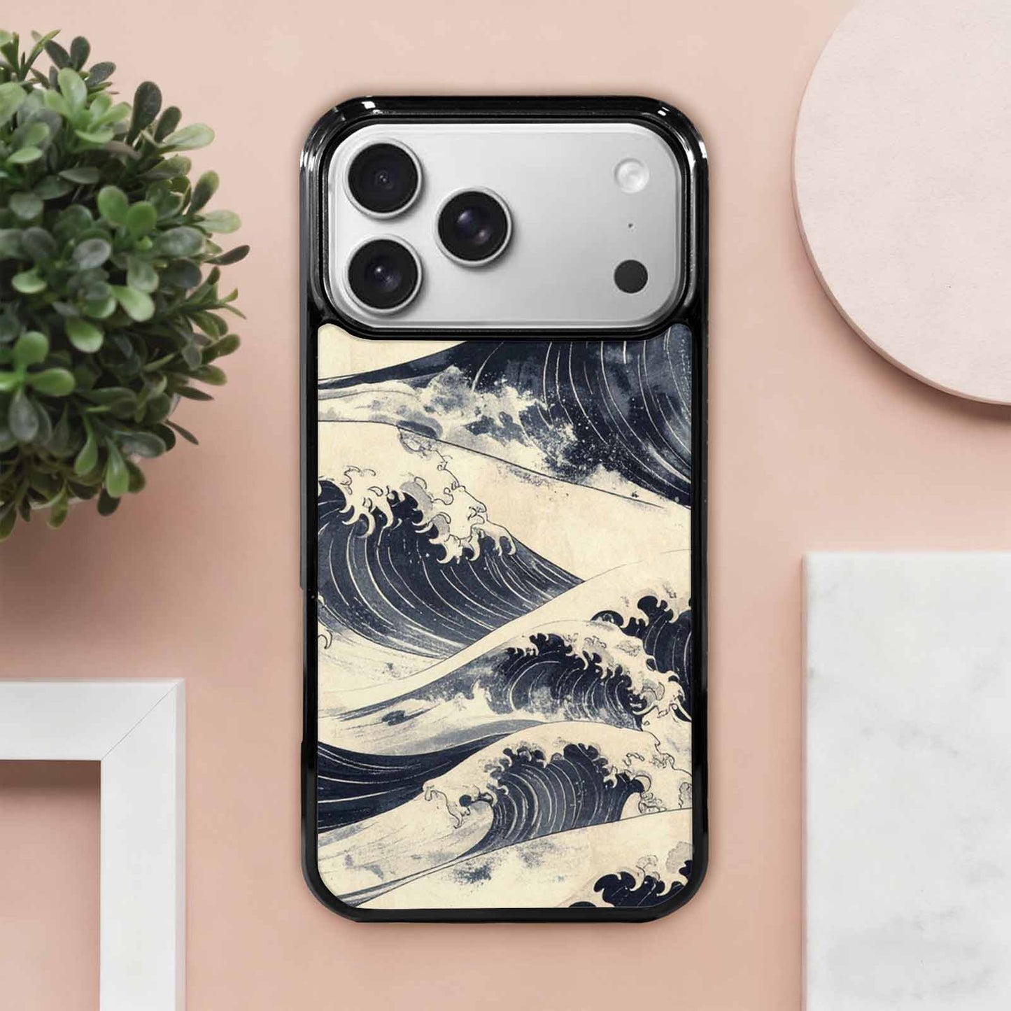 iPhone 17 Pro Max Case — Vintage Americana Wave Retro Vintage, Custom Art Phone Cover