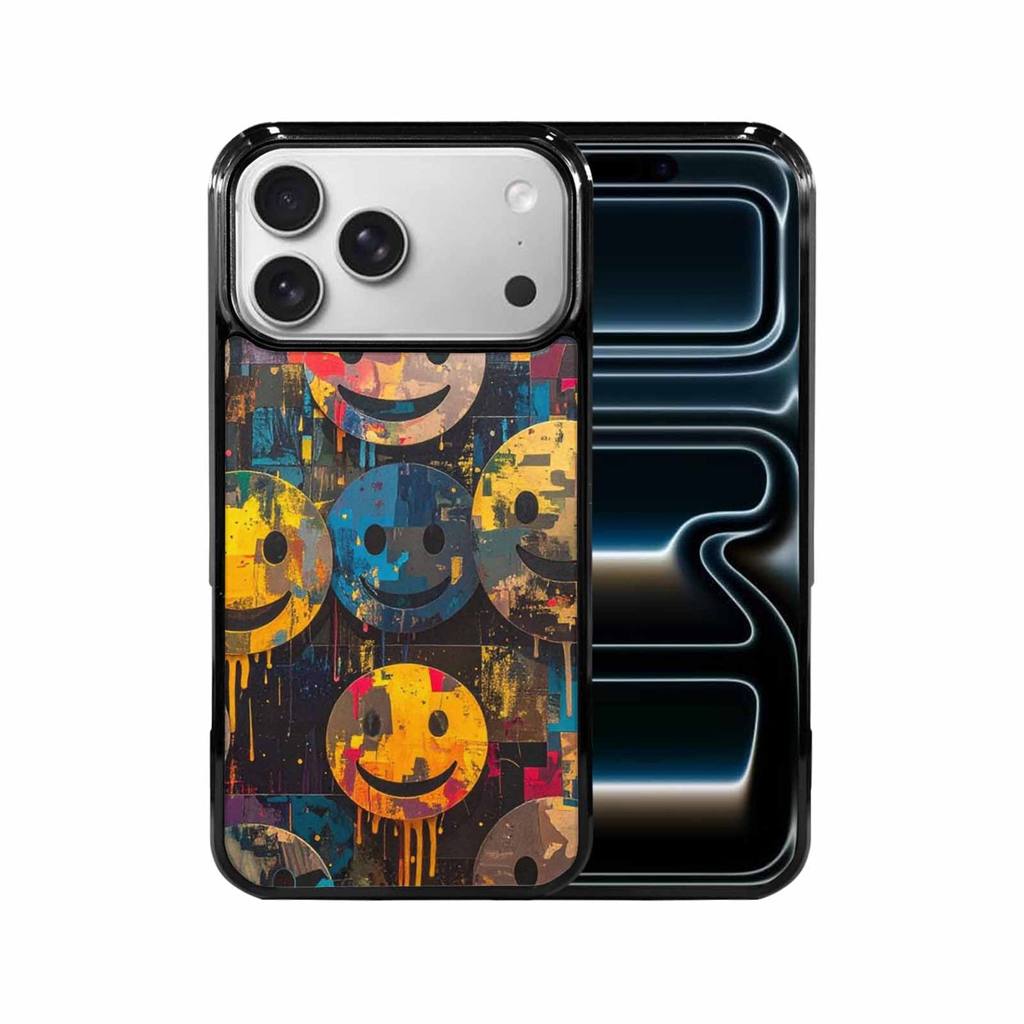 iPhone 17 Pro Max Case — Smiley Faces Camosmiley Faces Camo, Custom Phone Case