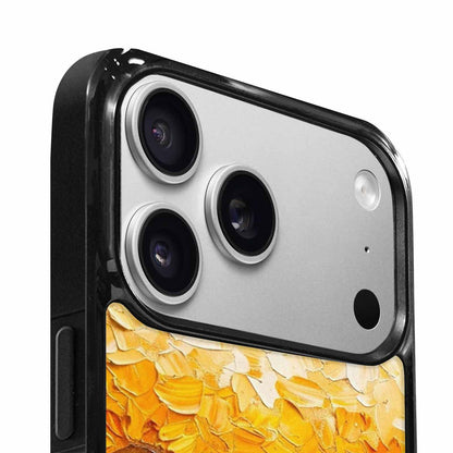 iPhone 17 Pro Max Case — Impressionist Sunflower Brushstroke Pattern Floral, Personalized Phone Case