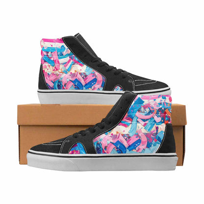 WOMEN'S Pride High Top Canvas Custom Fashion Vivid Custom Shoes