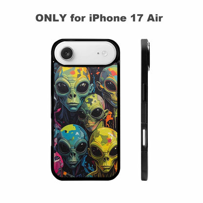 iPhone 17 Air Case — Aliens Camo Aliens Pattern Hundreds Alien, Original Design Phone Case