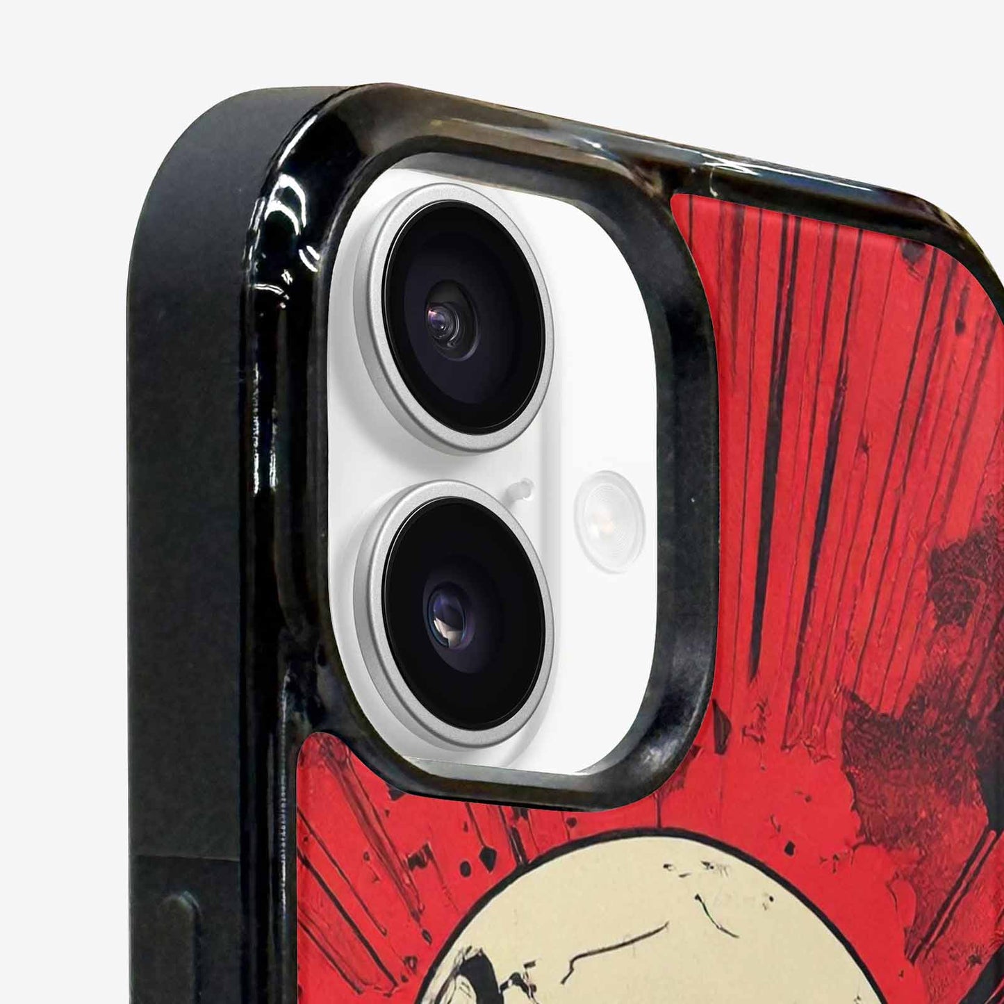 iPhone 16 Case — Skull Dark Art Gothic Print, Customized Protective Case