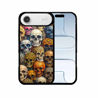 iPhone 17 Air Case — Skulls Pattern Hundreds Of Sma Gothic, Custom Art Phone Cover