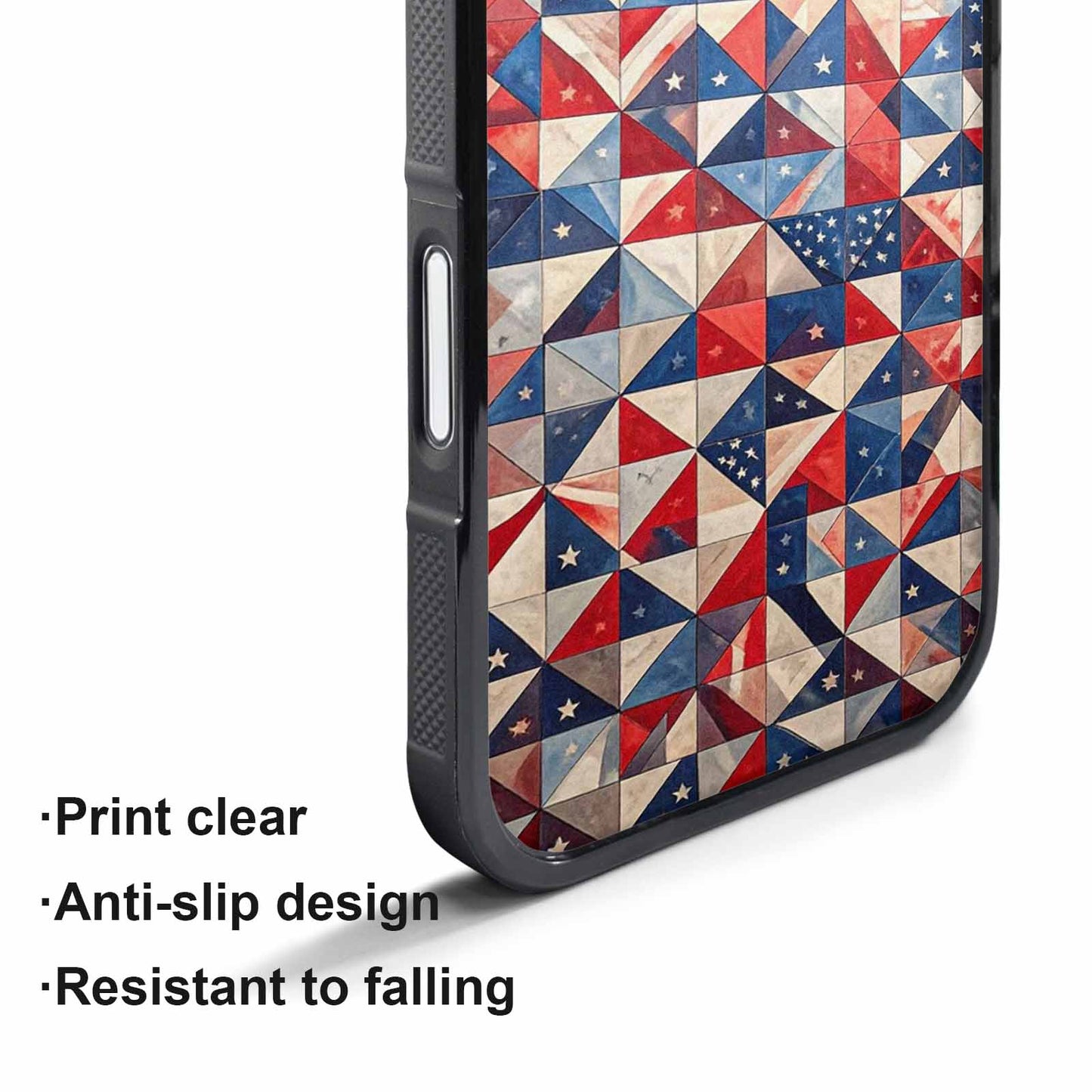 iPhone 17 Pro Max Case — Small American Flag Stars Galaxy Space, Custom Designed Case Cover