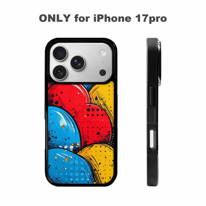 iPhone 17 Pro Case — Small Comic Book Halftone Dot Original, Custom Print Case Cover