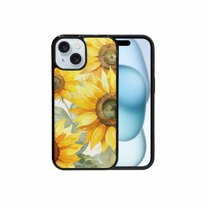 iPhone 15 Case — Sunflowers Watercolor, Original Design Phone Case