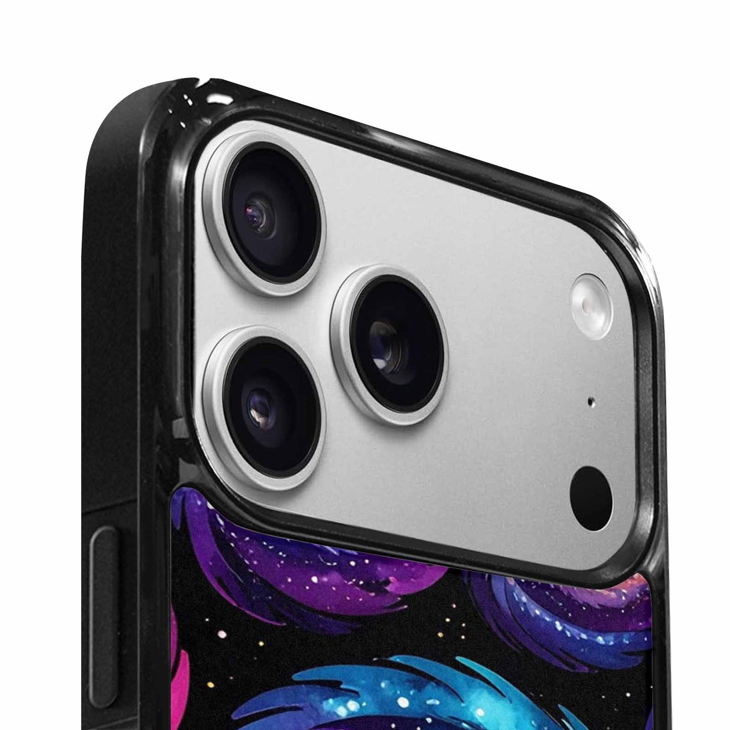 iPhone 17 Pro Max Case — Rose Galaxy Art Seamless Galaxy Space, Custom Designed Case Cover