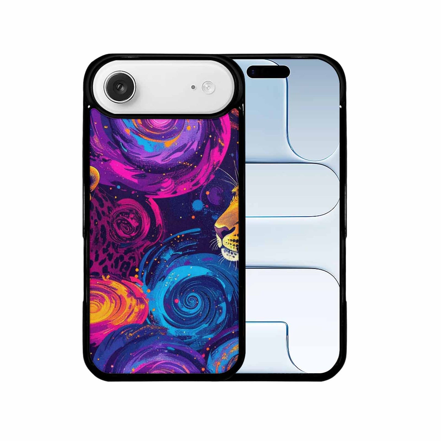 iPhone 17 Air Case — Leopard Print Galaxy Seamless Pattern Animal, Custom Print Case Cover