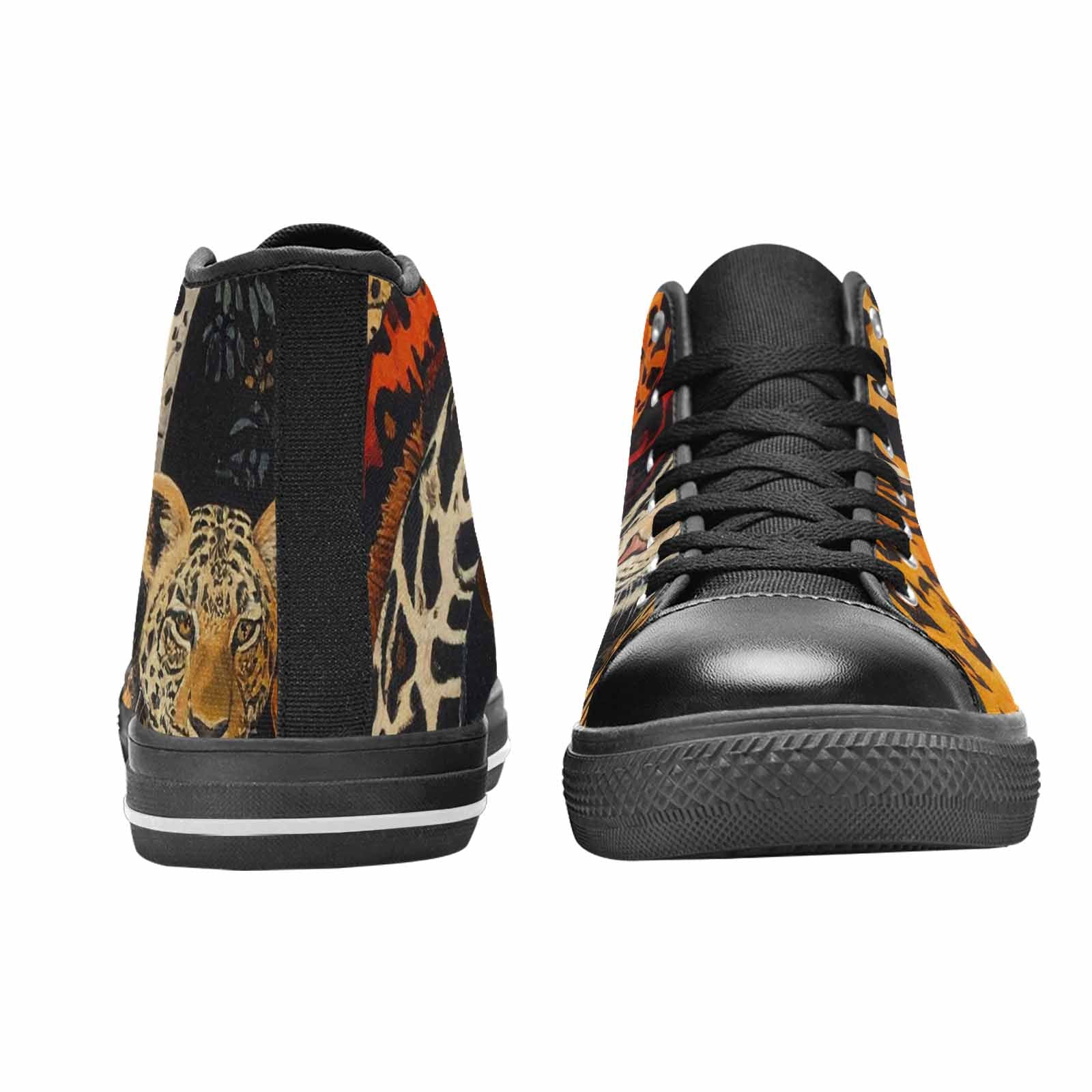 WOMEN'S Animal Print High Top Canvas Surreal Shoes