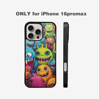 iPhone 16 Pro Max Case — Monsters General Cartoon Monst 0p8, Custom Printed Phone Case