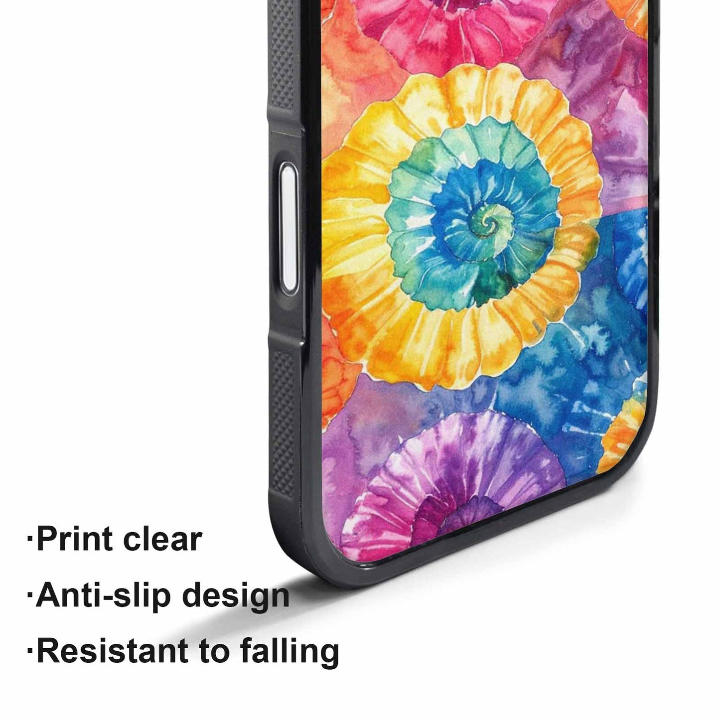 iPhone 17 Pro Max Case — Small Tie Dye Swirl Tie Dye, Custom Print Case Cover