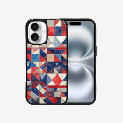 iPhone 16 Case — Small American Flag Stars And Stripes, Personalized Phone Case