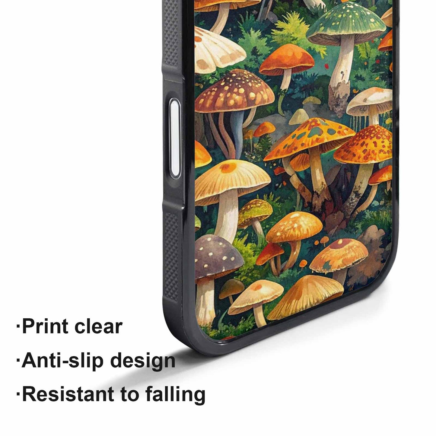 iPhone 17 Pro Max Case — Mushrooms Camomushrooms Patter Yvr Camo, Custom Art Phone Cover